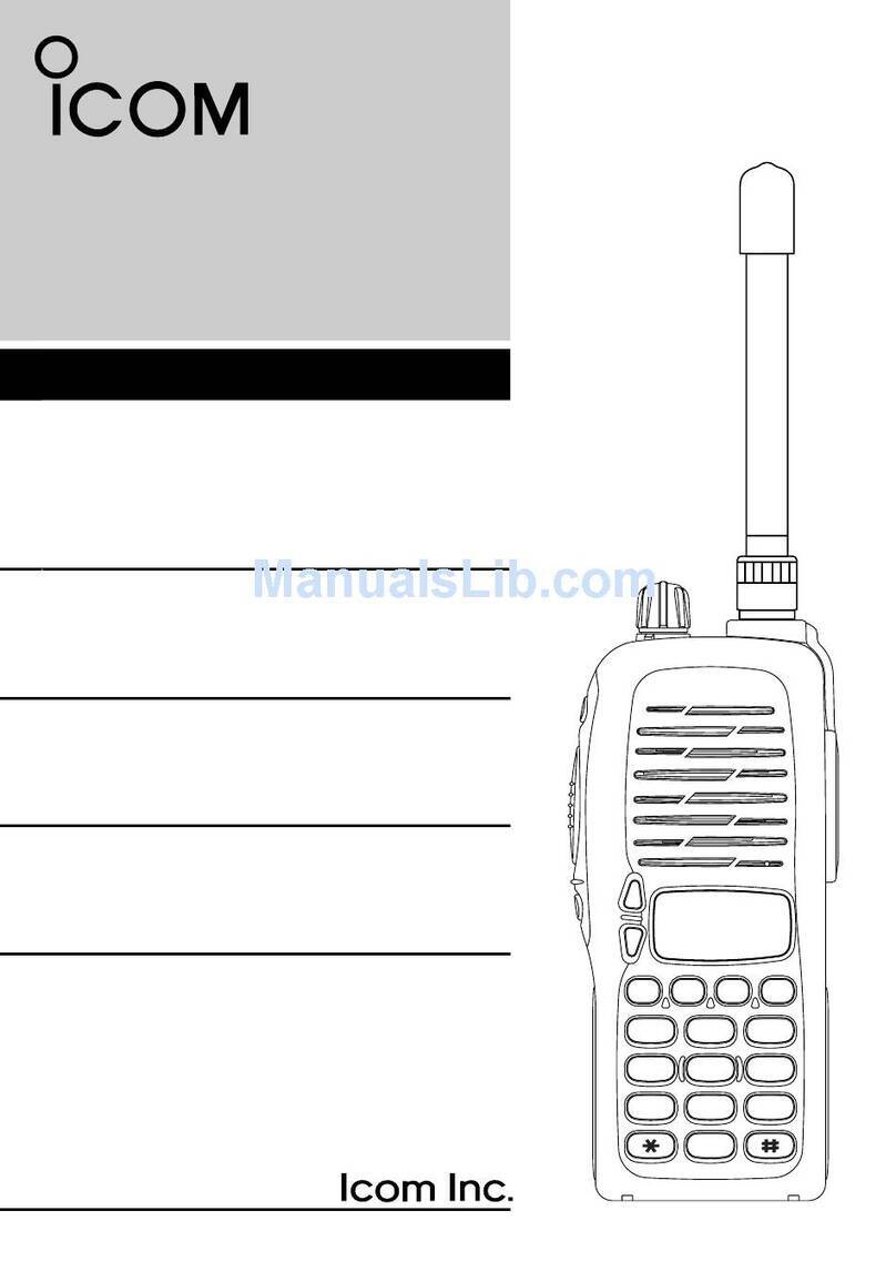Icom IC-3FGX User manual