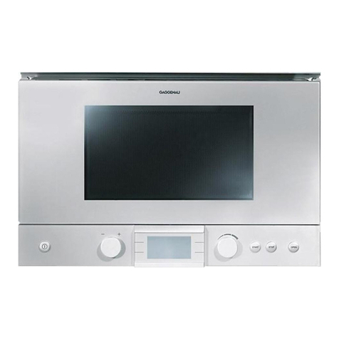 Gaggenau BM 220/221 instruction manual