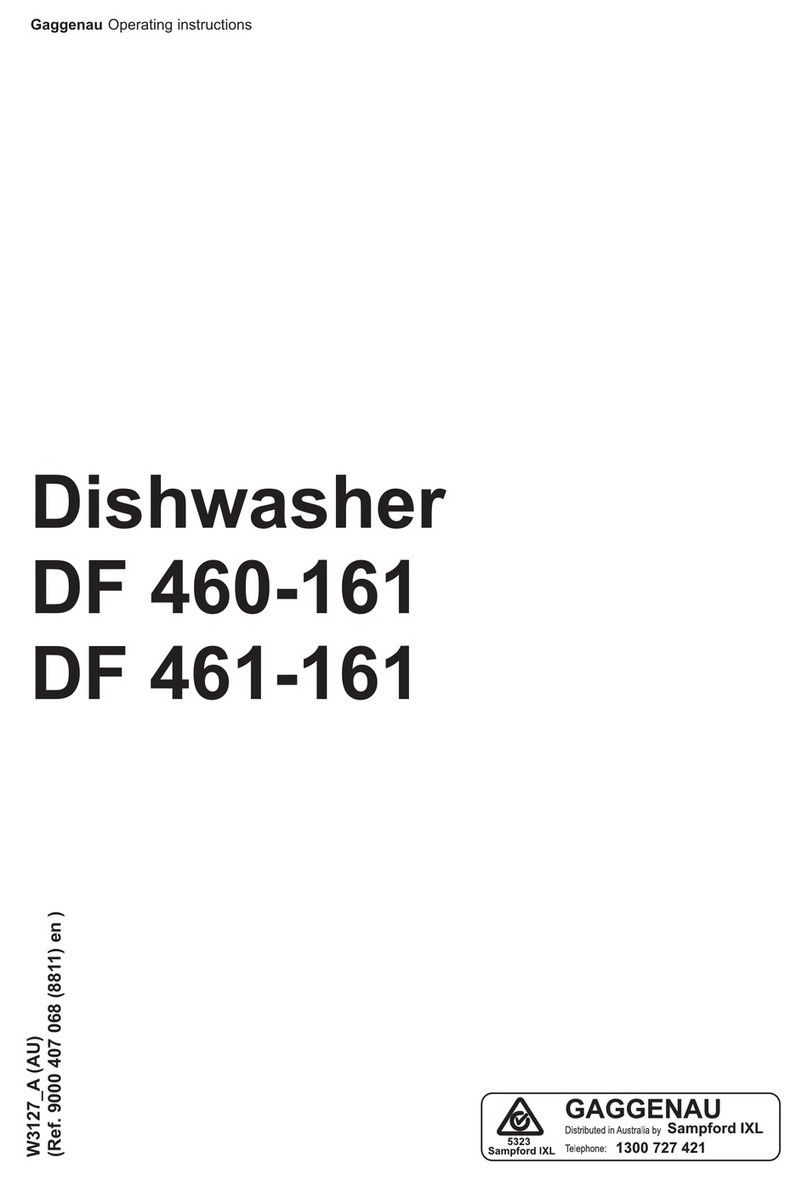 Gaggenau DF 461-161 User manual