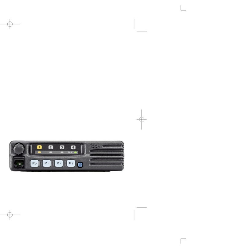 Icom IC-F210S instruction manual