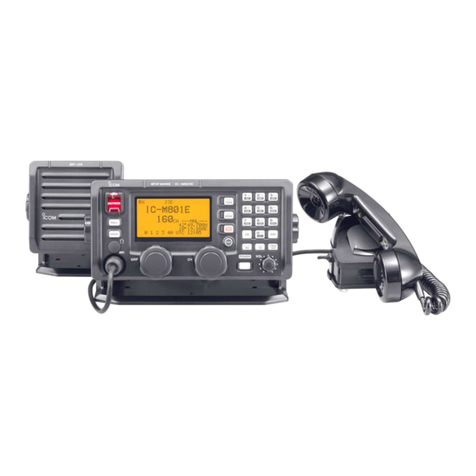 Icom IC-M801E instruction manual