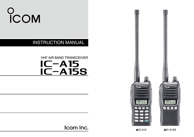 Icom IC-A15S User manual