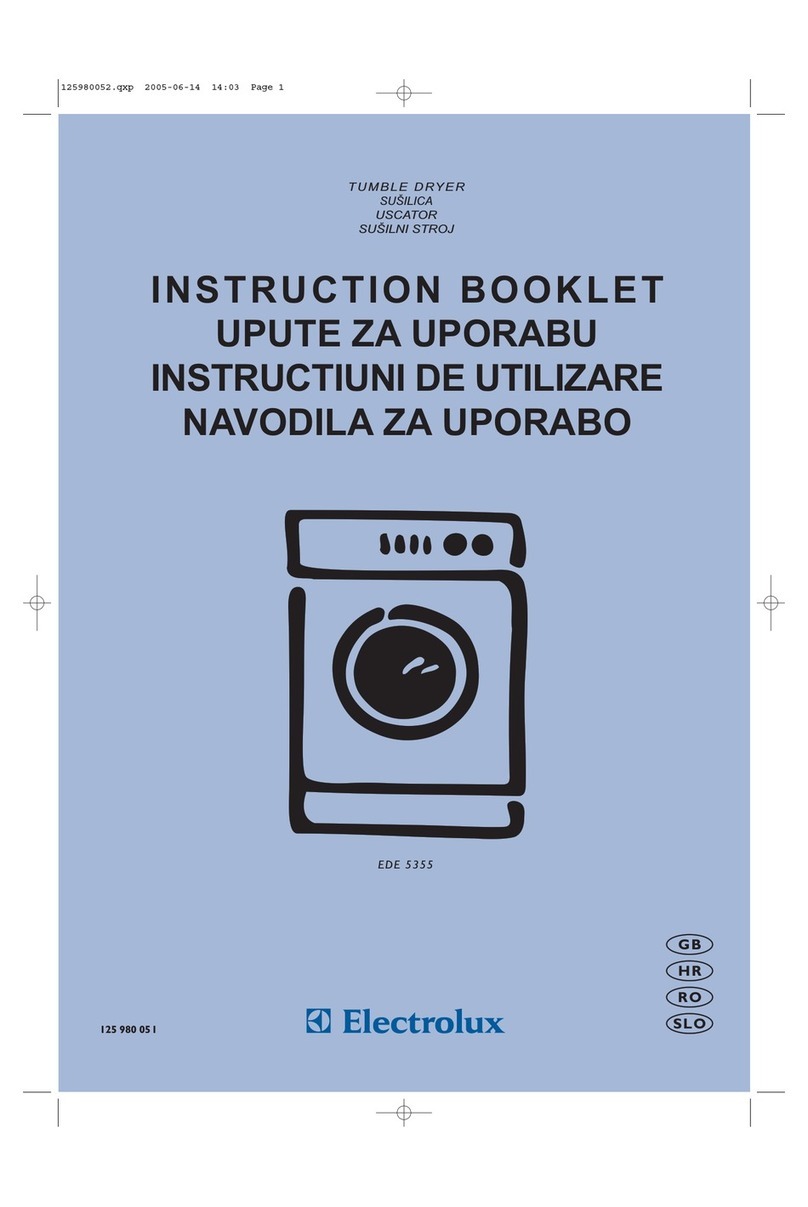 Electrolux EDE 5355 User manual