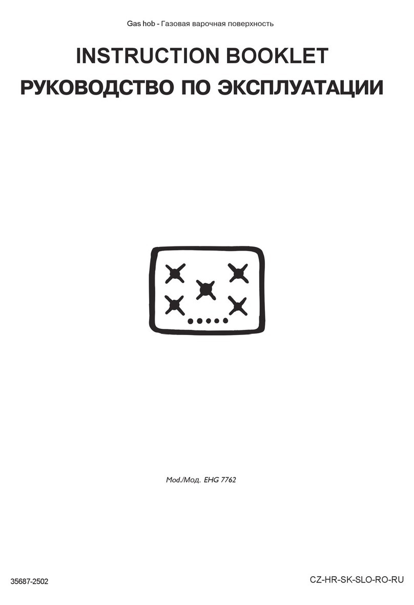 Electrolux EHG7762X User manual