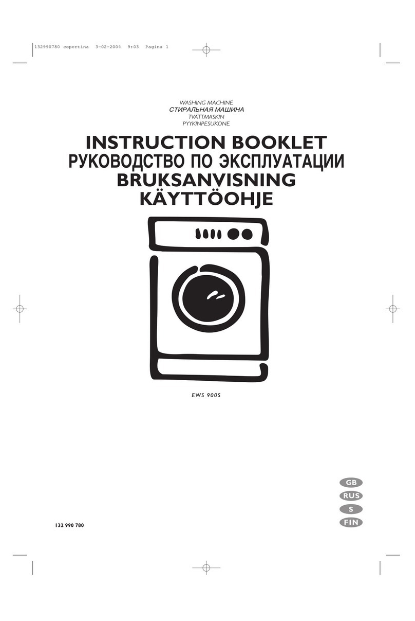 Electrolux EWS 900S User manual