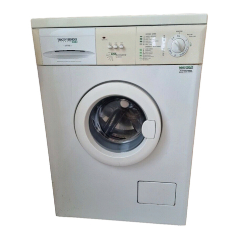 Tricity Bendix AW1053W Product guide