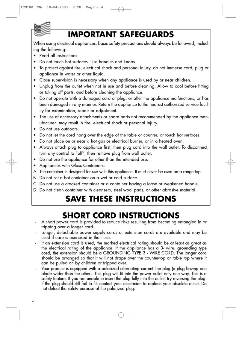 DeLonghi Coffee machine manual&nbsp;
