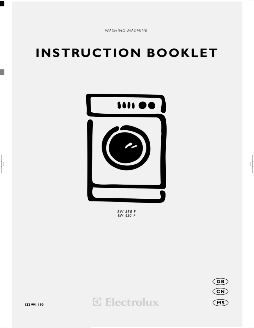 Electrolux EW 550 F User manual