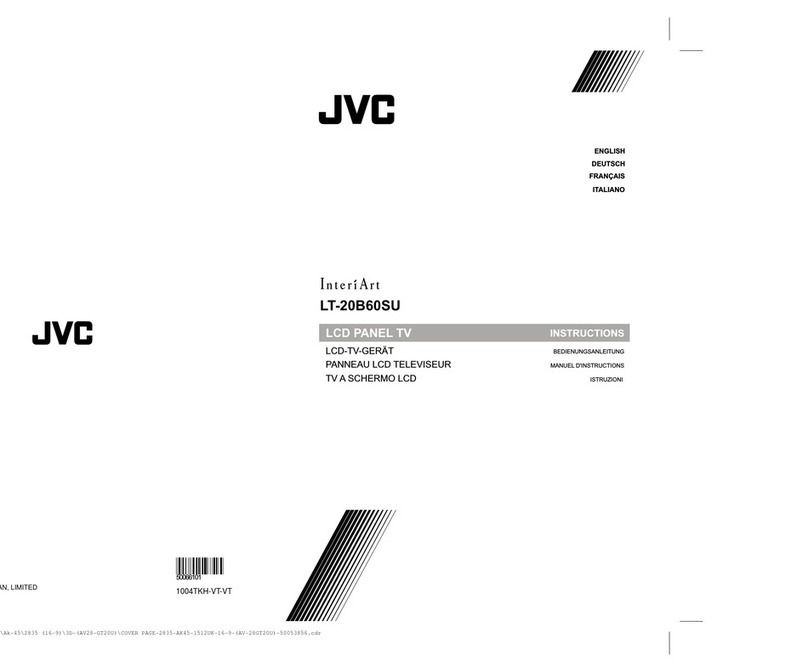 JVC LT-20B60SU instructions