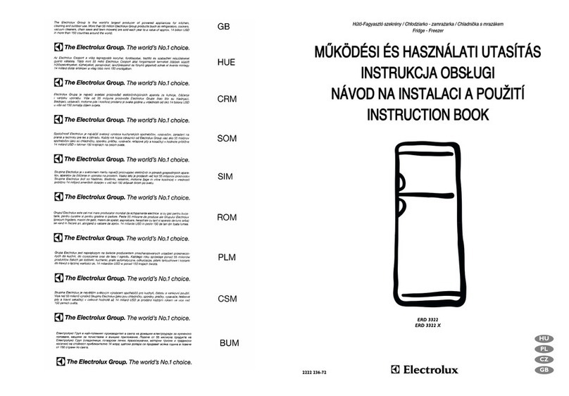 Electrolux ERD 3322 Instruction book