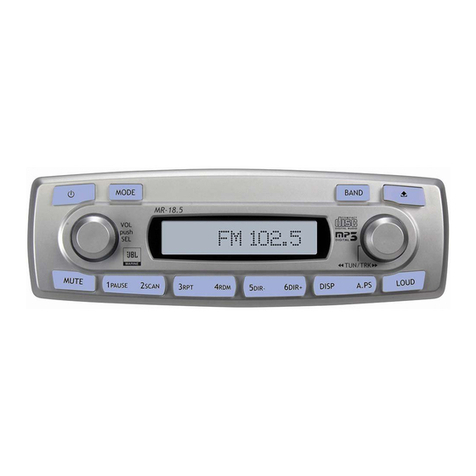 JBL MR-18.5 User manual