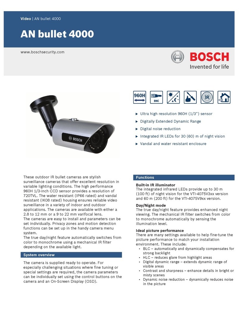 Bosch AN traffic 4000 IR Specifications