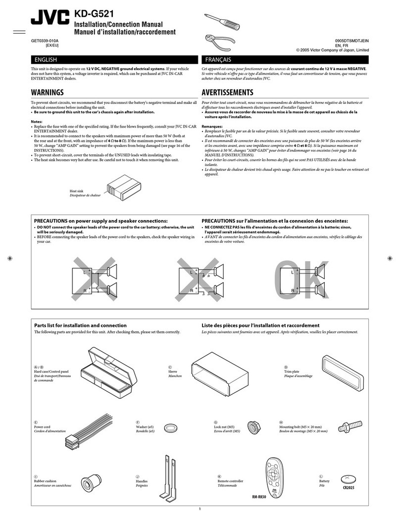 JVC KD-G521 Guide