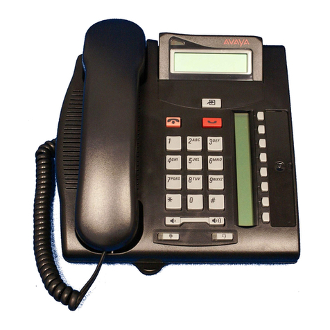 Avaya T7208 User manual