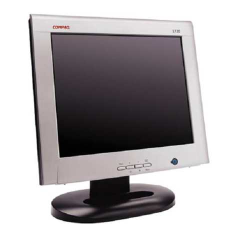 Compaq TFT1720 User manual Compaq TFT1720 User manual