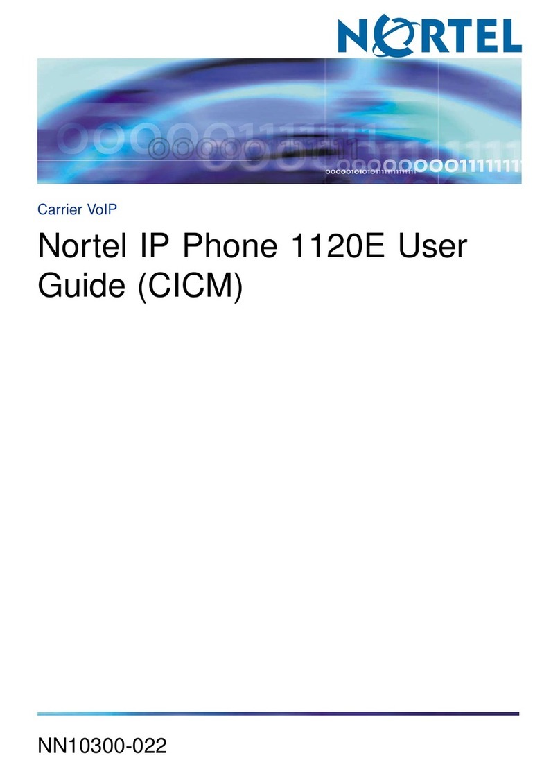 Nortel Nortel IP Phone 1120E User manual