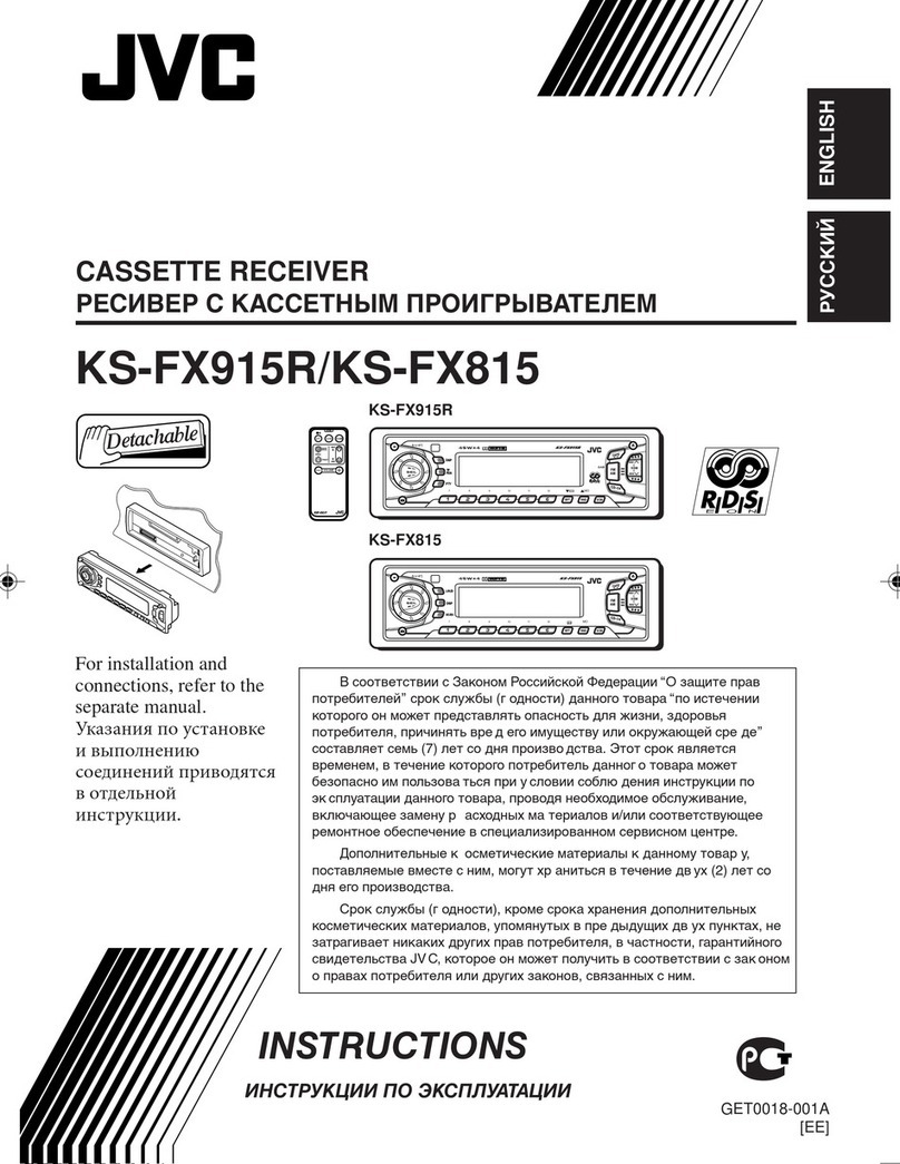 JVC KD-FX915R User manual