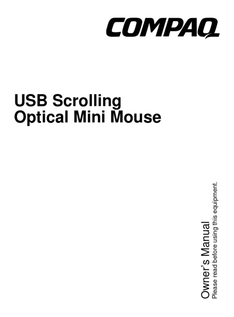 Compaq Optical Mini Mouse owner's manual