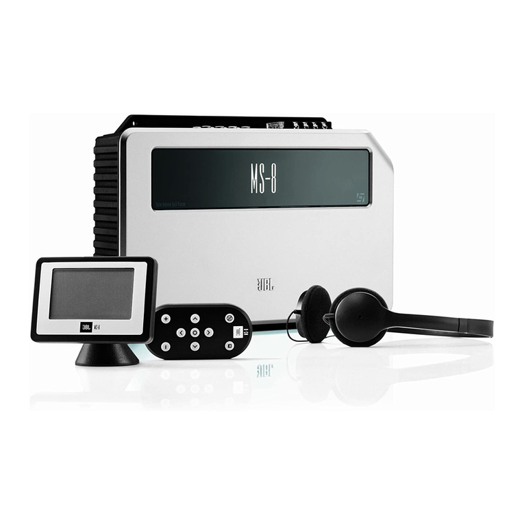 JBL MS-8 User manual