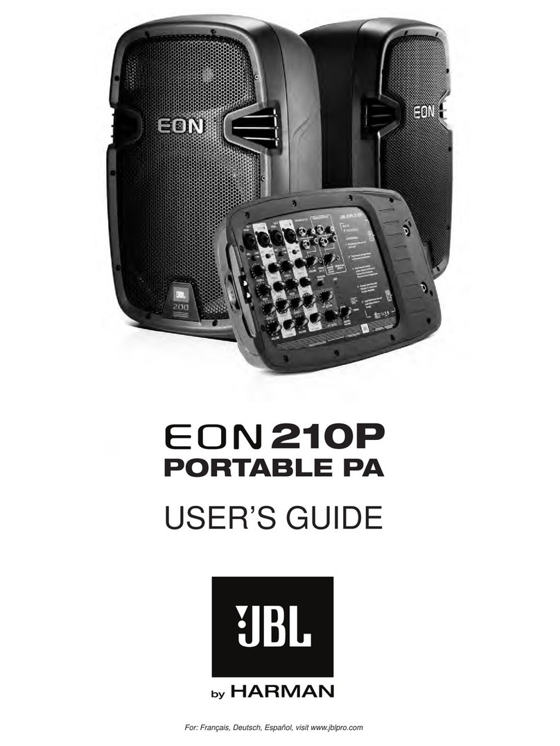 JBL EO210P User manual