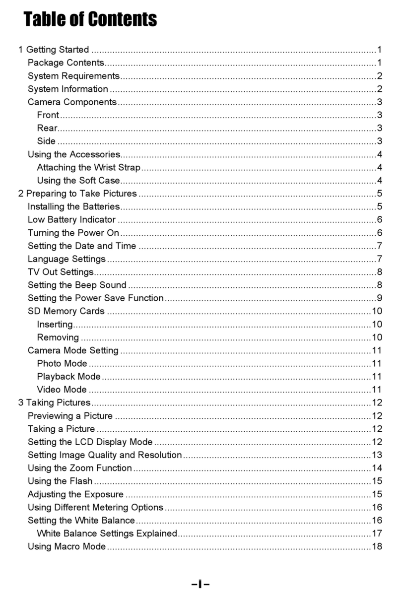 Daitsu Camera User manual