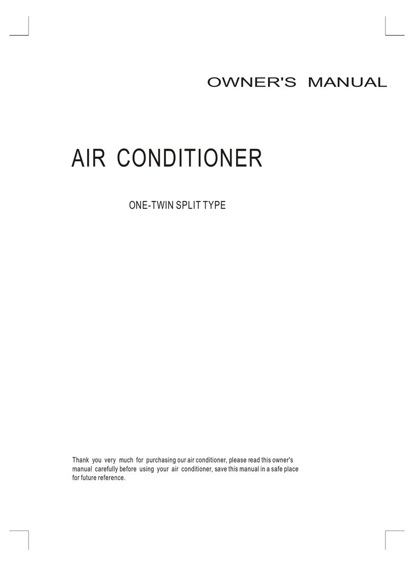 Daitsu Air Conditioner User manual Daitsu Air Conditioner User manual