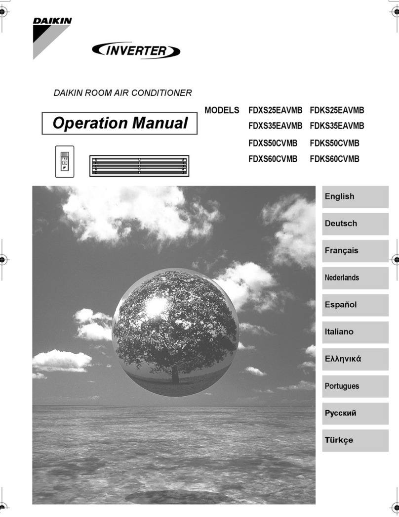 Daikin Super Multi NX FDXS25EAVMB User manual
