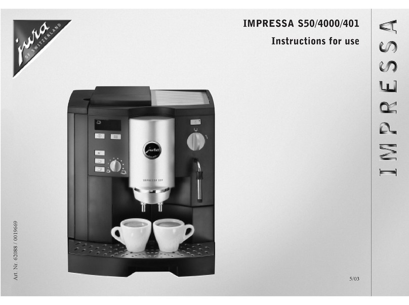 Jura IMPRESSA 401 User manual
