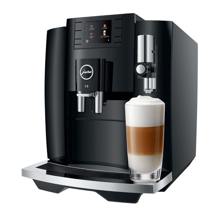 Jura IMPRESSA E85 User manual Jura IMPRESSA E85 User manual