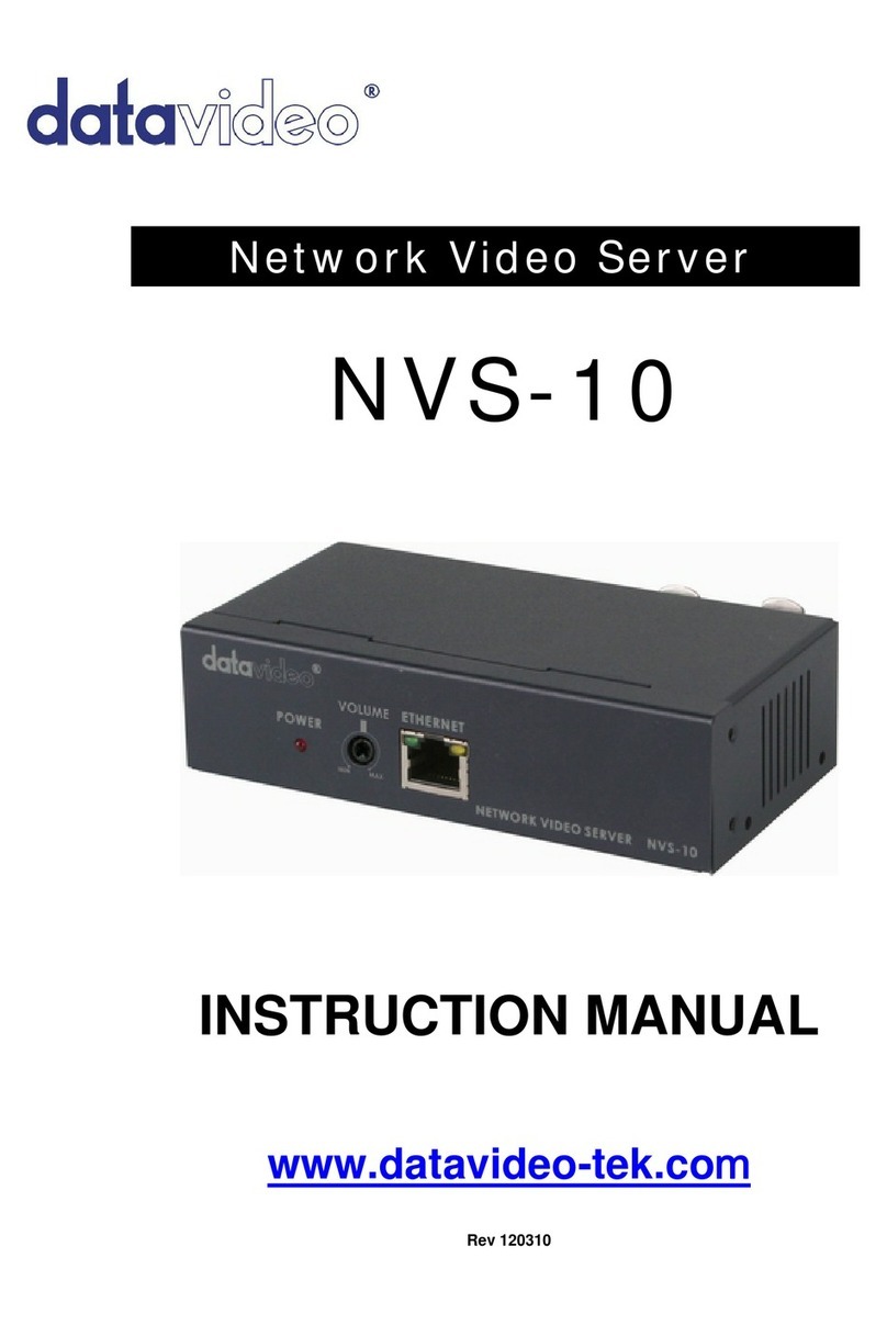 Data Video NVS-10 instruction manual