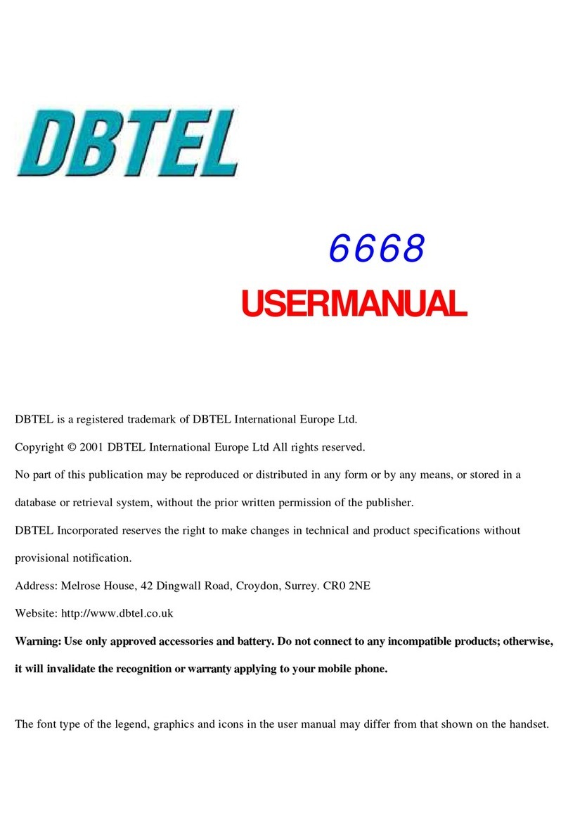 DBTEL 6668 user manual