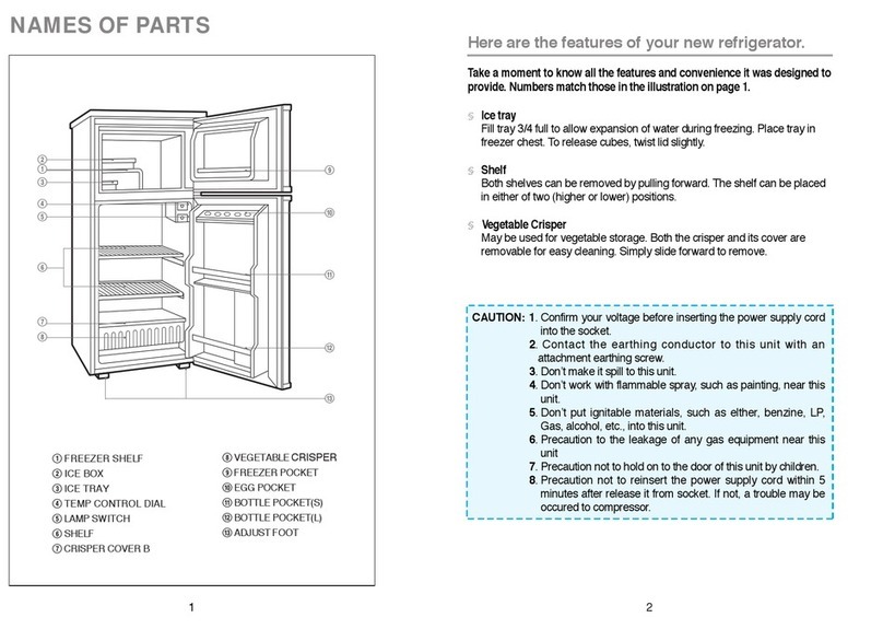 Supra SR153B50A User manual
