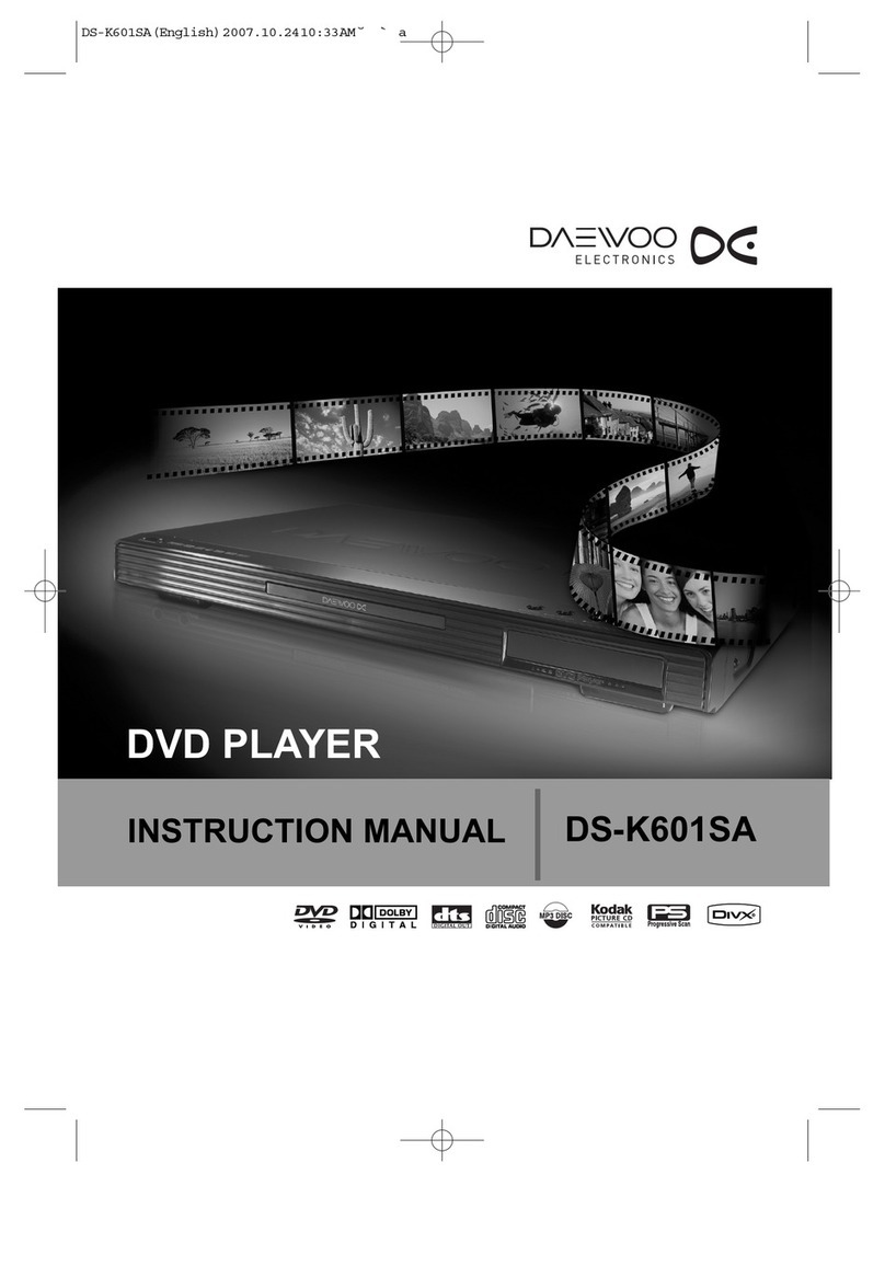 Daewoo DS-K601SA instruction manual