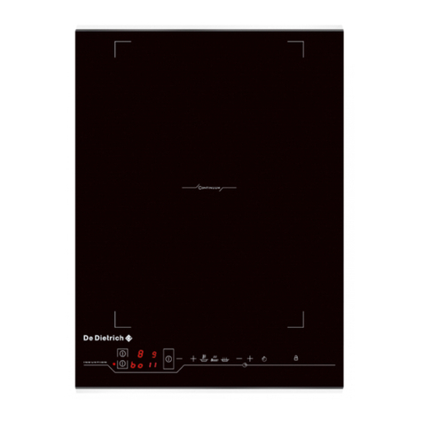 DeDietrich DTI1041X Guide to installation and use