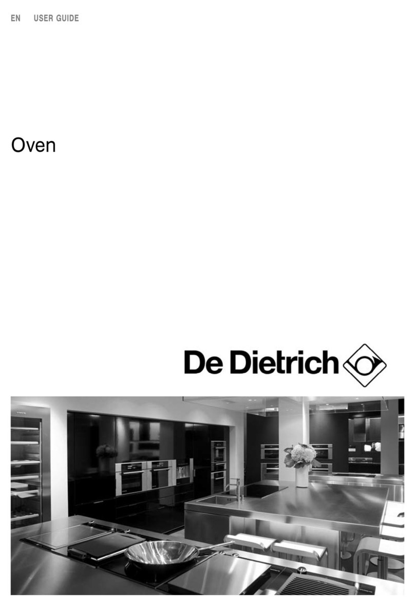 DeDietrich Oven user guide