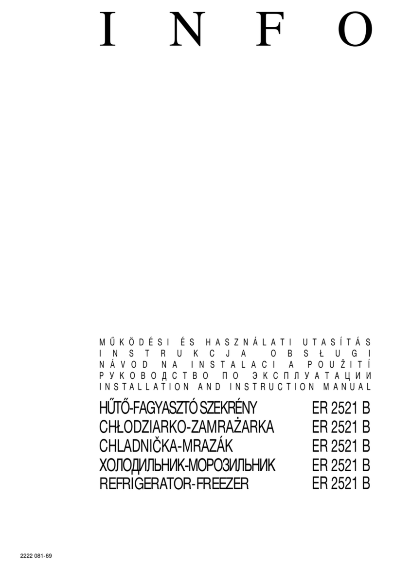 Electrolux ER 2521 B Quick guide