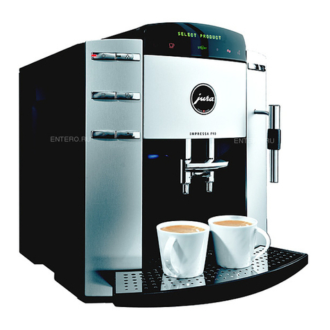 Jura IMPRESSA F90 User manual