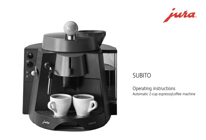 Jura SUBITO operating instructions