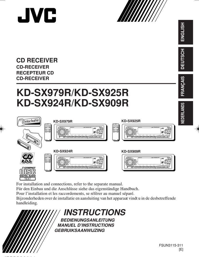 JVC KD-SX979R User manual