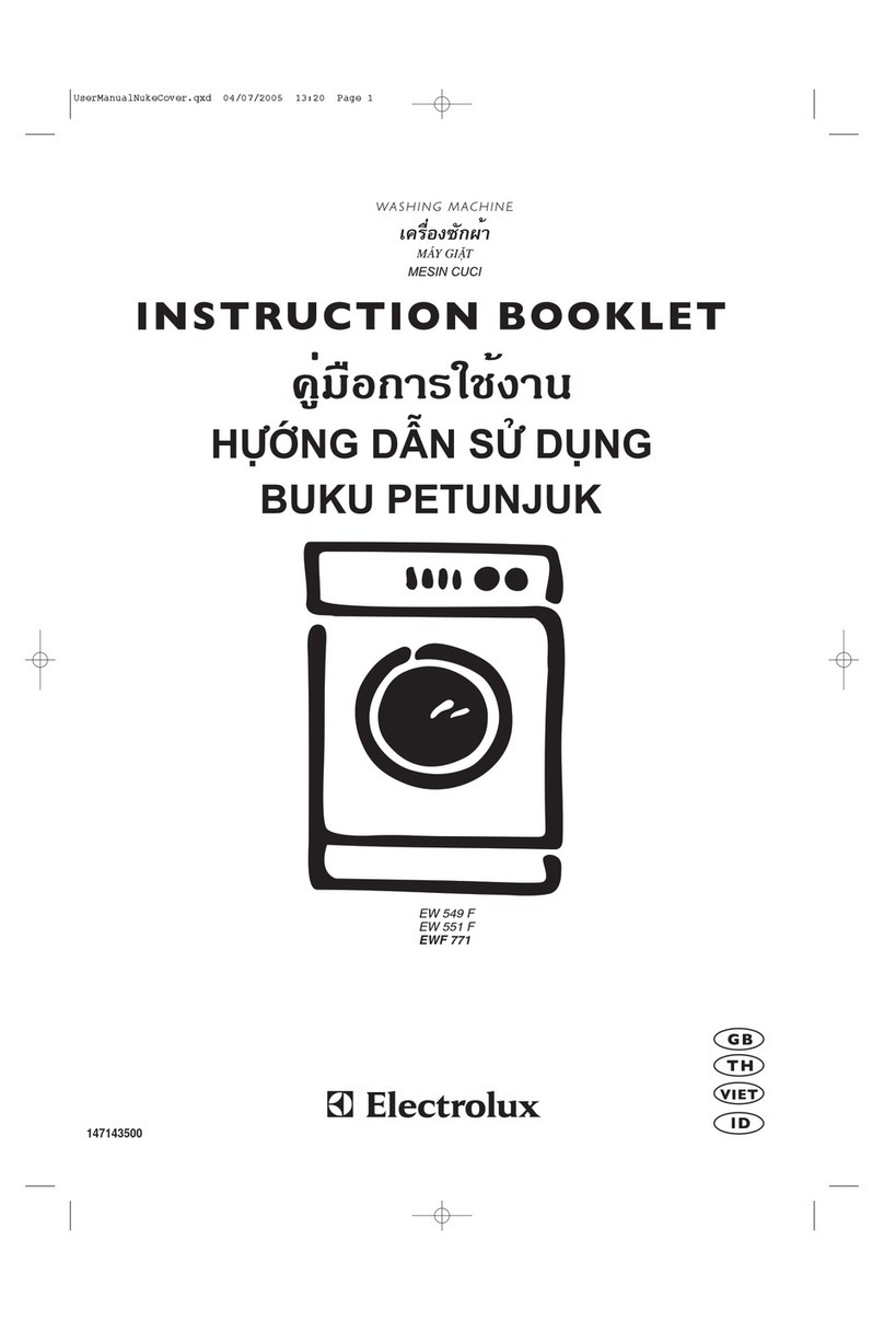Electrolux EWF 771 User manual