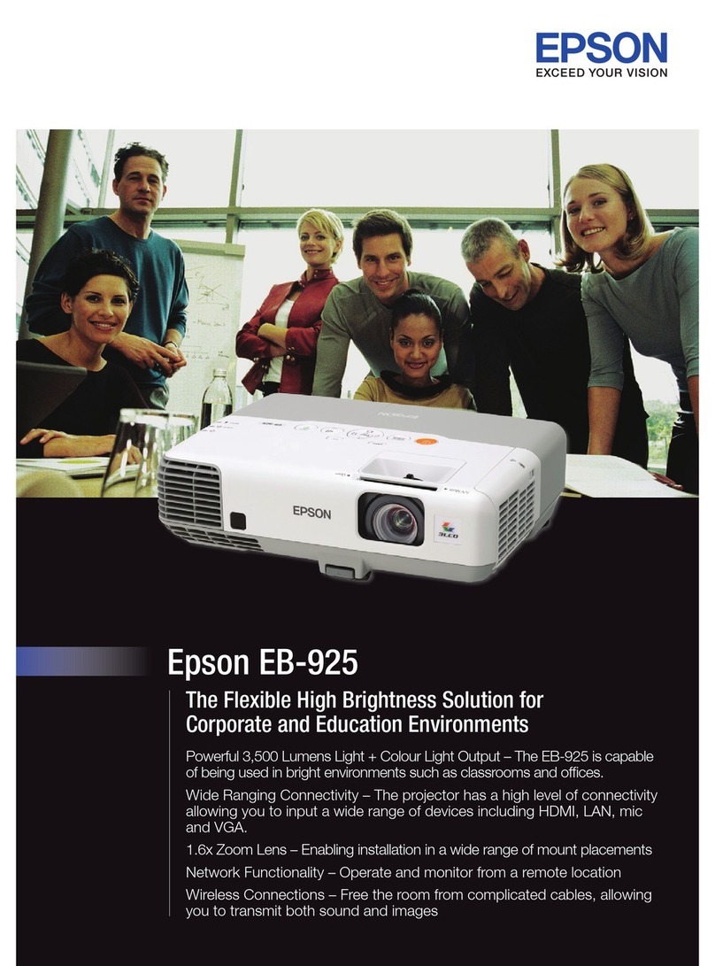Epson EB-925 User manual