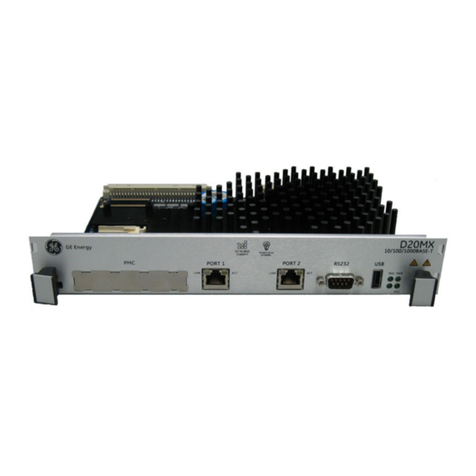 GE D20MX user manual