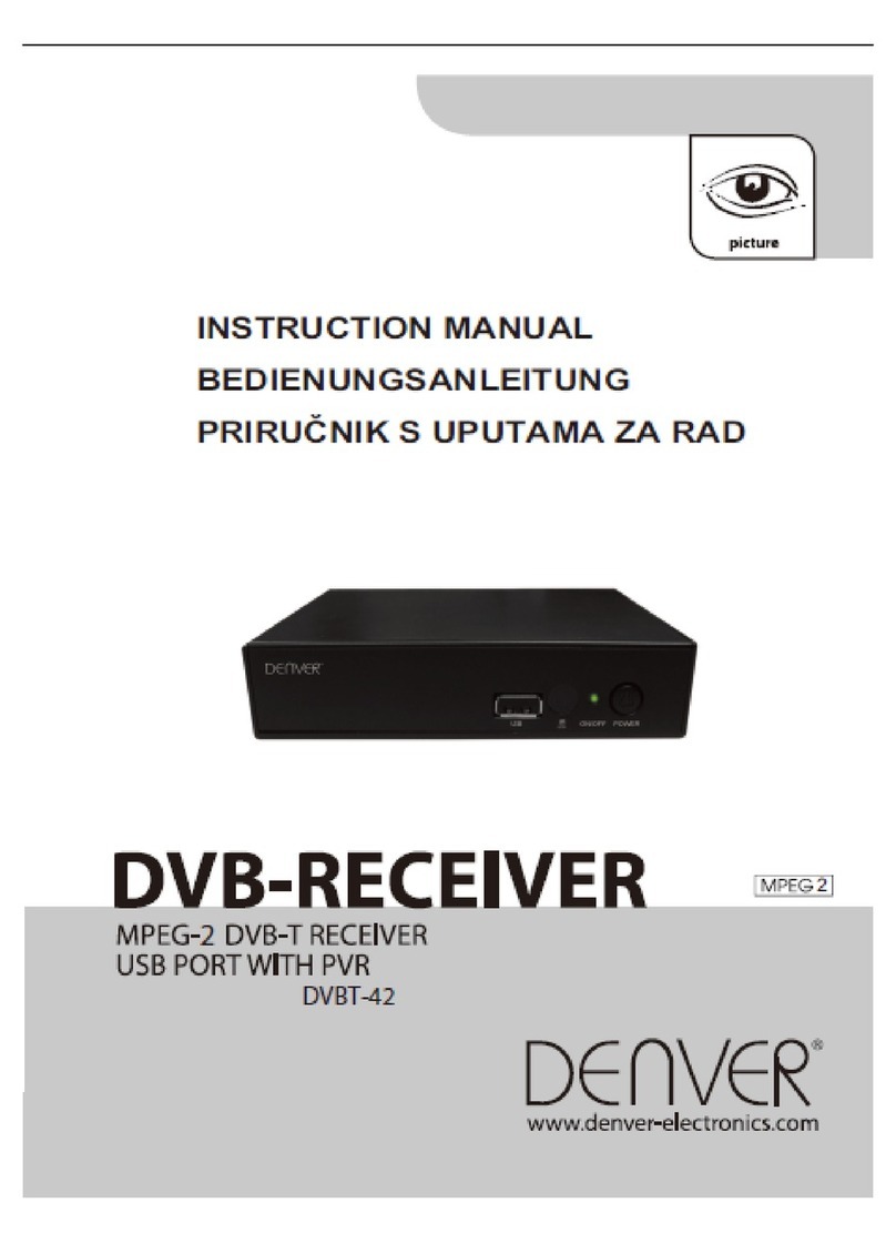 Denver DVBT-42 instruction manual