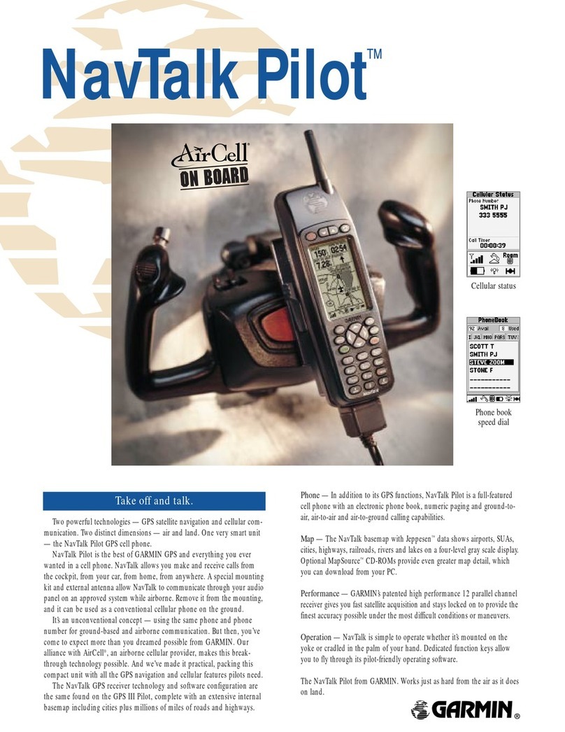Garmin NavTalk Pilot User manual