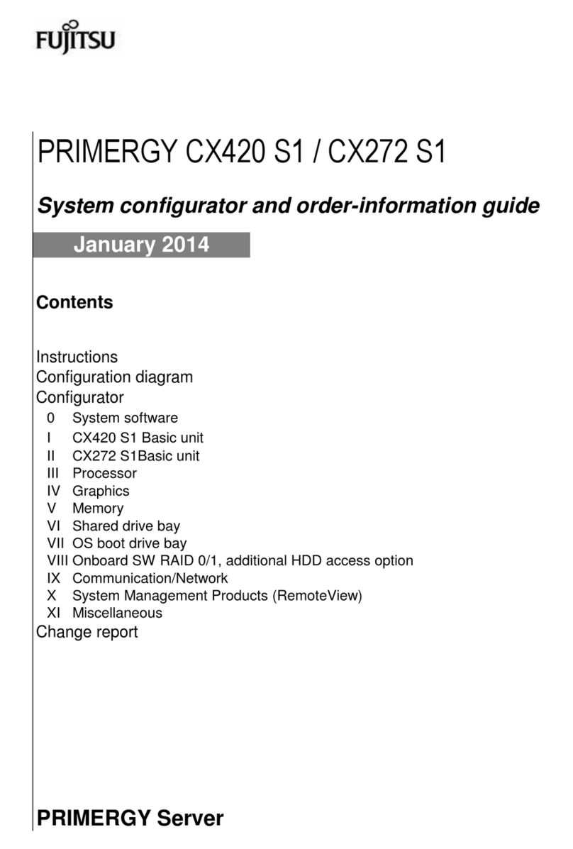Fujitsu PRIMERGY CX420 S1 User guide