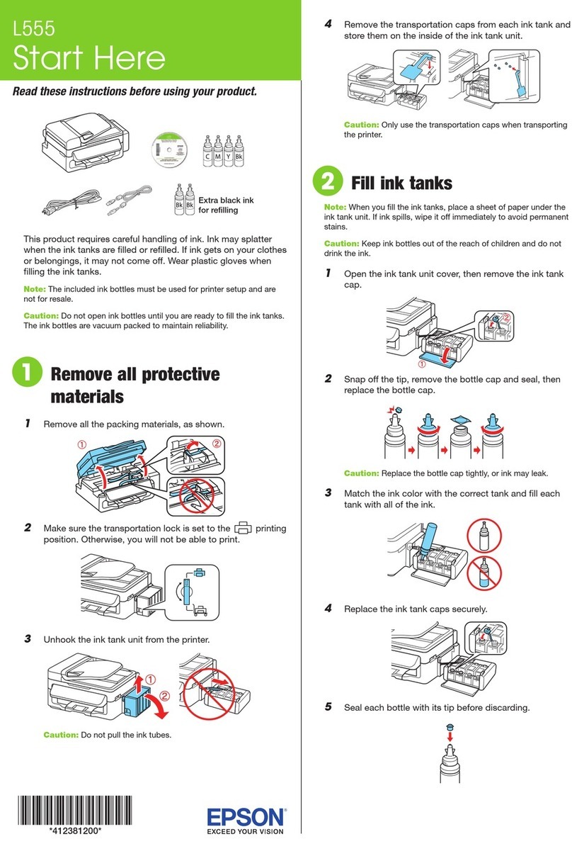 Epson L555 Instruction Manual