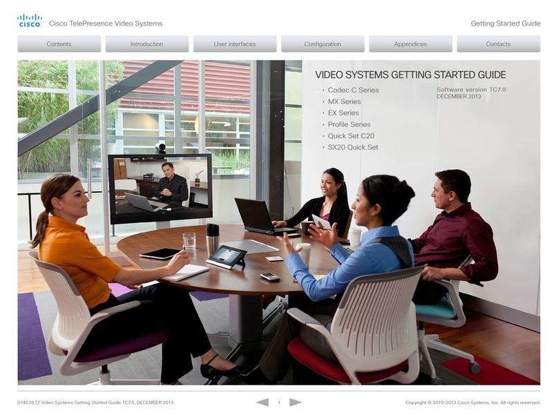 Cisco Codec C Series Getting started guide
