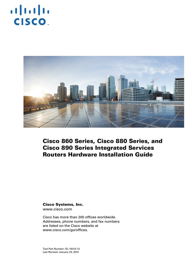 Cisco 880 Series Manual Cisco 880 Series Manual
