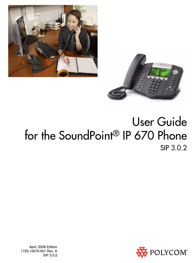 Polycom SoundPoint IP 670 SIP User manual