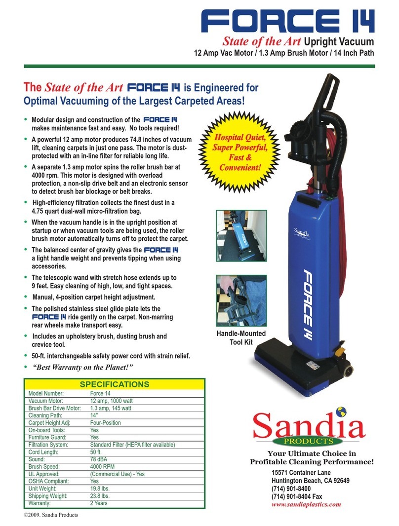 Sandia Plastics Force 14 User manual